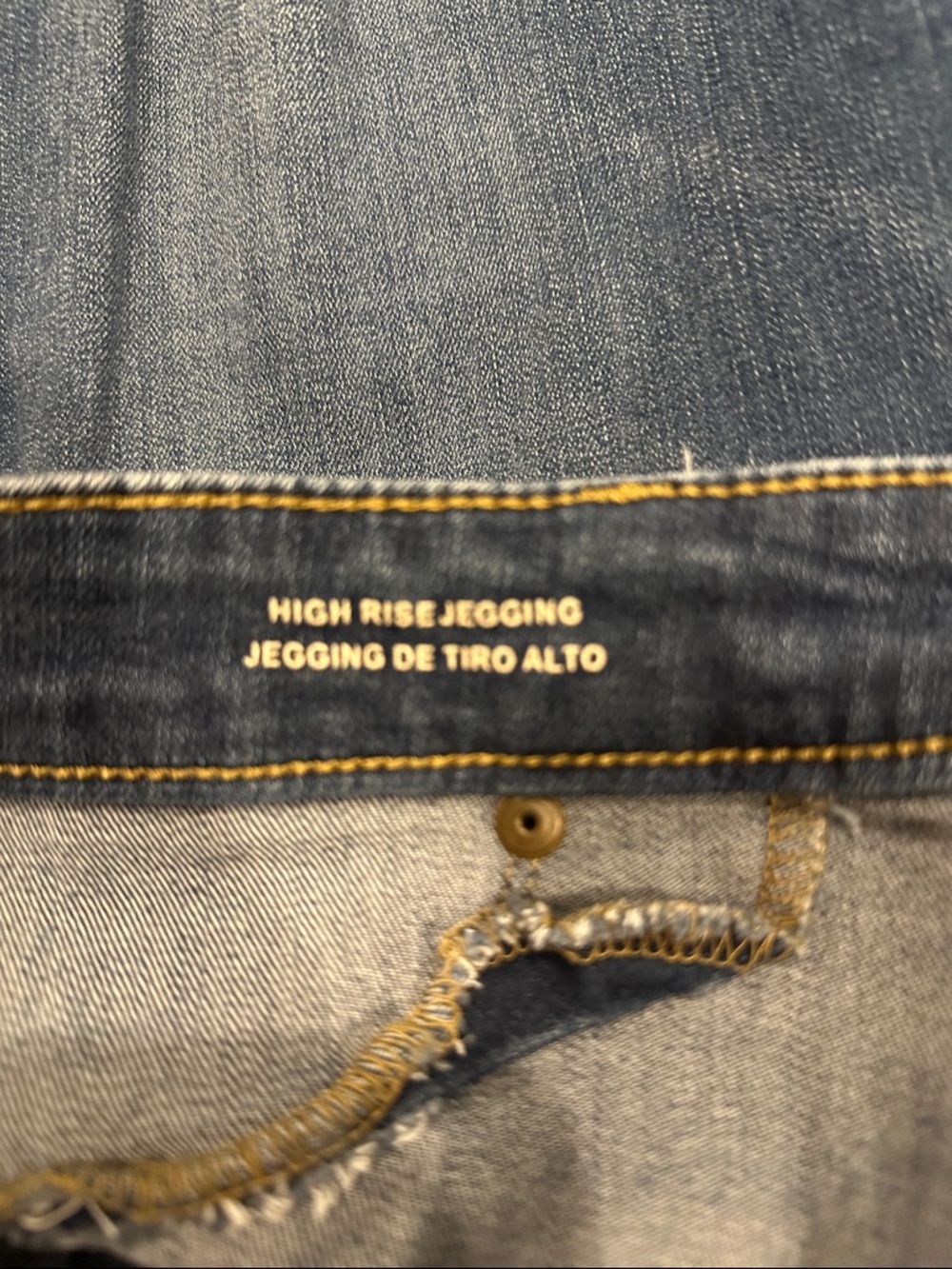 Universal Thread Dark Blue Distressed Jeggings - Picture 4 of 4